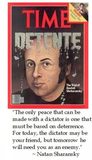 Natan Sharansky on #Peace and #dictator #quotes