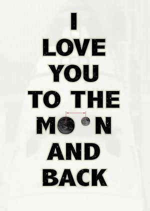 Quote I love you to the moon and back Daily Random Quotes | weKOSH