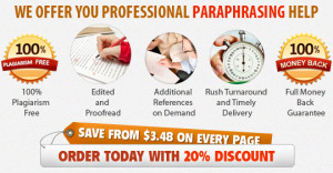 ... paraphrase quotes into your own words. Remember to use quotation marks