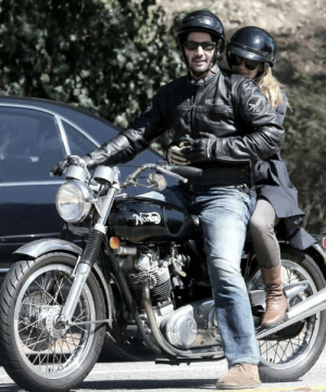 Keanu Reeves and Bojana NovakovicAugust 2013