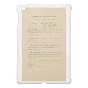 Plessy v. Ferguson 163 U.S. 537 (1896) iPad Mini Covers
