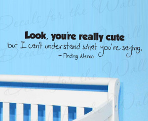 Finding Nemo Dory Wall Decal Quote