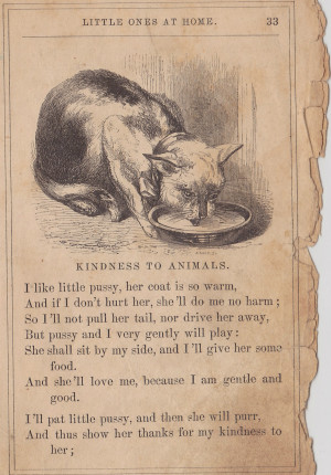 19th century poem about kindness to animals by Jane Taylor