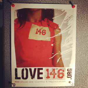 Totally behind the mission of this organization – Love 146