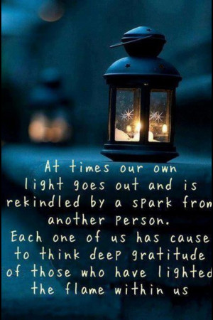 Light someone's candle