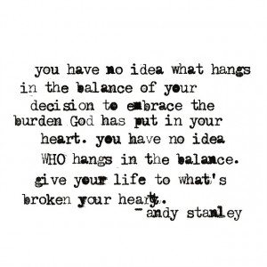 This was one of the quotes that I shared recently on Instagram from ...