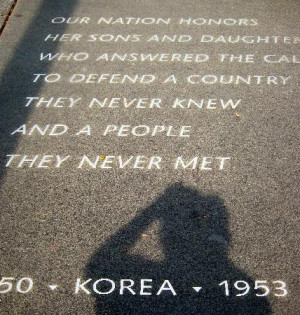 Korean War Veterans Memorial Quotes Korean war veterans memorial ...