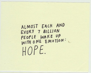 emotions, fact, hope, life, quote, text, wake up