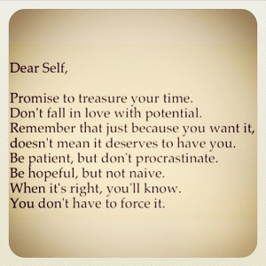 › Quotes › Dear Self life quotes life hope life lessons patience ...
