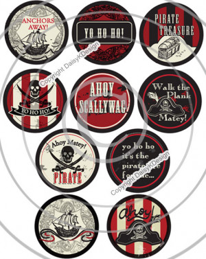 Bottle Cap Images -The Pirate Life