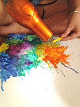Crayon Art. this one is really cool