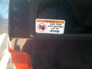 jeep stickers in funny jeep stuff by Gary Wegrzyn Jr