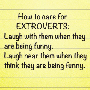 Extrovert's response