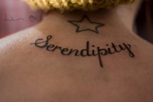 Serendipity tattoo