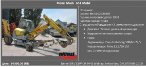 menzi muck table used machines eng menzi muck used machines