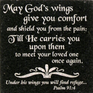 May Gods wings give you comfort