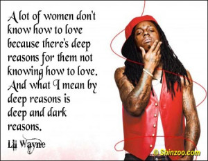 lot of women don’t know how to love because there’s deep reasons ...
