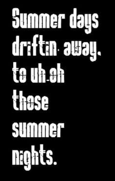 Grease - Summer Nights - song lyrics, music lyrics, songs, song quotes ...