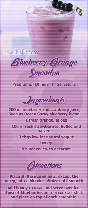 Healthy Smoothie Recipes Pinterest