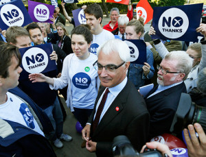 Alistair Darling 9 June 2014 The polls may conflict but message I take