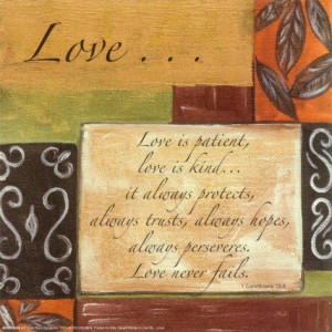 Love -1st Corinthians 13:4