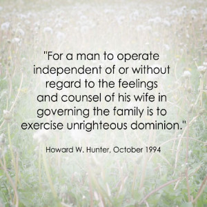 LDS Marriage Quote | Howard W. Hunter http://sprinklesonmyicecream ...
