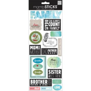 Sayings Stickers-Mixed Family