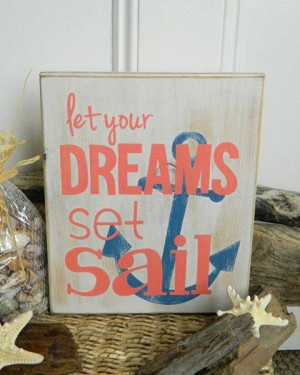 anchor, beach, dreams, quote, sail, sea, wish