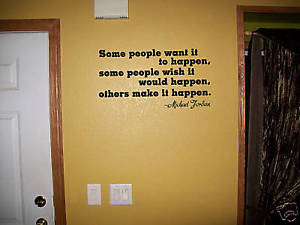Details about Michael Jordan Quote Vinyl Wall Decal Decor Winners NBA