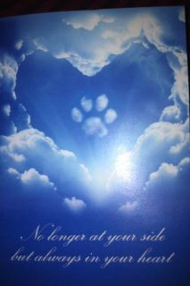 ... friend received this after the loss of her dog. #quotes #dogs #animals