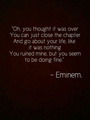 Eminem quote from 