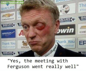 So David moyes met with Alex Ferguson