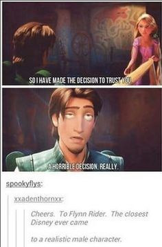 Flynn- male Disney character truth More
