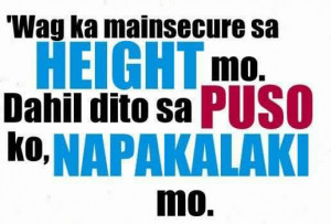 Puso Quotes , Insecure Quotes