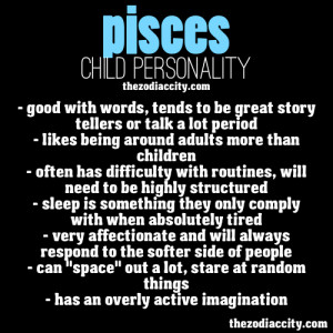 Pisces Child Personality.