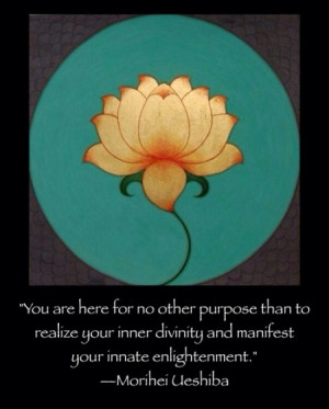 ... to realize your inner divinity and manifest your innate enlightenment