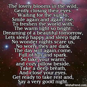 Good Night Dreams Poem