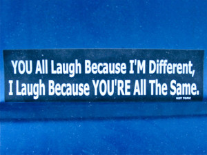 Nice touch with the text emoticon, you piece of shit. Because 