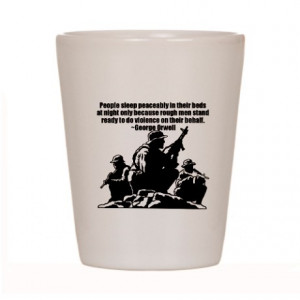 ... Gifts > 911 Kitchen & Entertaining > George Orwell Quote Shot Glass
