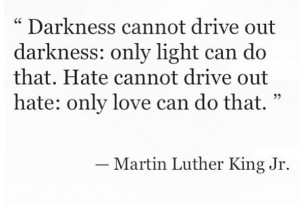 MLK quote about love and hate
