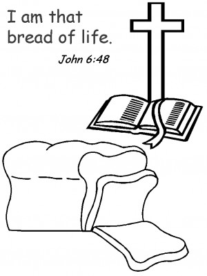 Bible Bread of Life Coloring Pages