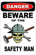 Danger Beware Of The Safety Man Oilfield Union Hard Hat Helmet ...