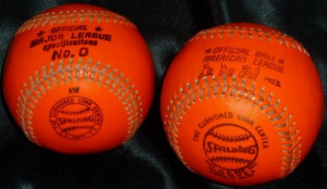 Official Spalding American League MacPhail Orange Baseball