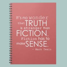 Stranger Than Fiction Reading Quote Notebook