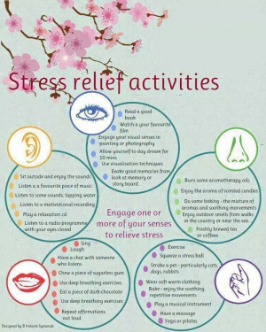 Stress relief activities for when your activities and homework seem to ...