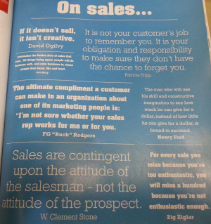 Closing Sales Quotes But not all quotes shown here