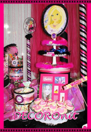 Decoronit Deco Barbie Party And Fashion Beauty