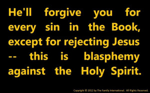 He'll Forgive You For Every Sin