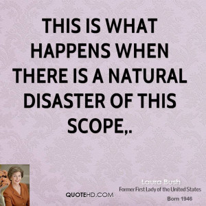 This is what happens when there is a natural disaster of this scope.