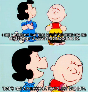 Peanuts Charlie's Philosophy